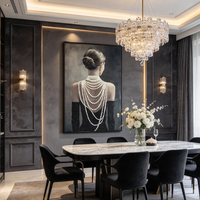 Décoration murale sur toile faite main, paysage abstrait moderne à texture 3D, tableau luxueux arbre de vie à feuille d’or