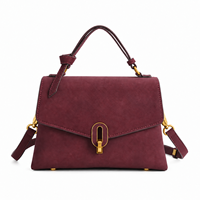 Sac à bandoulière en cuir véritable pour femme, design à rabat à sangle unique, portable, usage quotidien, fournisseur en gros ODM OEM personnalisé