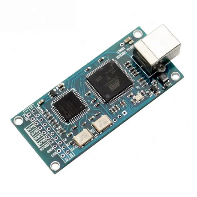 ATSAM3U1C XC2C64A USB IIS Digitale Interface DAC Decoder Board Ondersteuning DSD512 32bit 384 K I2S DSD Uitgang