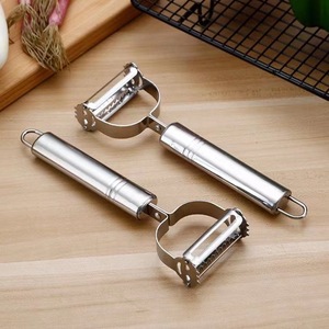 Stainless Steel 2 In 1 Multi Functional Peeler Double Headed For <b>Fruit</b> <b>Vegetable</b> Potato Melon Kitchen <b>Tool</b> - Product Image 3