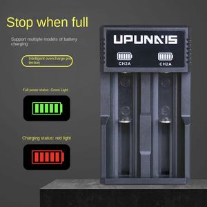 Carregador Universal Multifuncional Inteligente USB de Duas Entradas para Baterias de Lítio 18650 21700, Lanterna e Farol Recarregáveis, China <span class=keywords><strong>2</strong></span> Células - Product Image 2