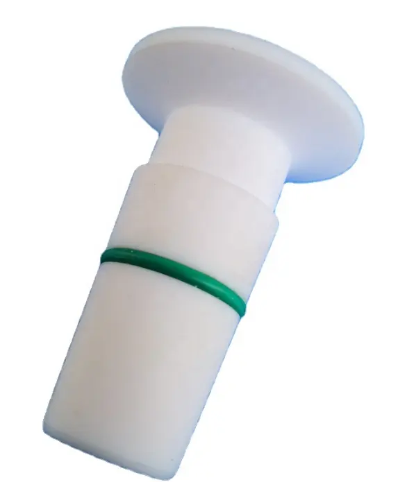 Ptfe 24/40 KF25 Flens Adapter Met O Ring Boring 13Mm Ptfe Flens