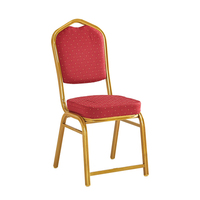 Chaises de salle à manger modernes en fer de luxe pour hôtels, mariages, banquets, réunions VIP, restaurants, événements, fêtes, églises