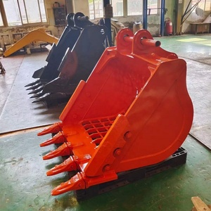 SK200 SK120 Sk140 Bucket penggali untuk <span class=keywords><strong>Kobelco</strong></span> Rock penggali SK130 Sk135SR Sk210 SK60 ember gigi - Product Image 2