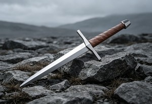 Épée Arthurienne d'Halloween en Mousse PU pour Cosplay, Ensemble de Sabres Jouets Thème Chevalier Médiéval, Accessoire Unisexe à partir de 14 Ans, Marque Personnalisée - Product Image 3
