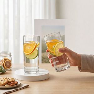 Verres Hiball en Plastique Épais de Haute Qualité, Lavables au Lave-Vaisselle, Idéaux pour un Usage Quotidien à la Maison, pour Boissons et Fruits - Product Image 3