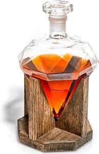 750ml 700ml 1000ml bouteille de décanteur de vin en verre en forme de diamant de luxe pour liqueur X.O whisky rhum Bourbon vodka <span class=keywords><strong>tequila</strong></span> - Product Image 3
