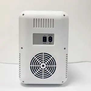 Wholesale 8L Small Refrigerator Colder And Warmer Mini Office Fridge With Digital Display Low Noise FrigoriferFor Drink 12V 220V
