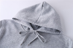 Bán buôn tùy chỉnh Puff in logo áo in unisex dập nổi đồng bằng thăng hoa trống đồng bằng quá khổ Boxy người đàn ông Hoodies - Product Image 3