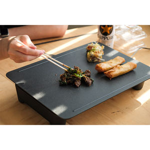 مقلاة كهربائية محمولة جديدة التصميم كبيرة السعة بدون دخان للاستخدام الداخلي في المطبخ، مقلاة كهربائية غير لاصقة - Product Image 2