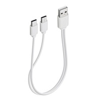 Cable USB 2.0 Ecológico de Cobre Puro Tipo-C a Micro USB con Clasificación de Corriente de 2A 1A para Carga USB de Teléfonos Móviles, Computadoras y Cámaras