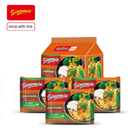 Nouilles instantanées de qualité supérieure HALAL aux saveurs de curry, 65g, 5 pièces, multi-pack, fabriquées en Chine