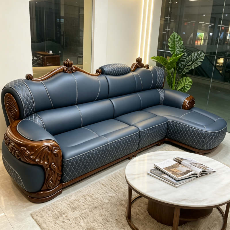 Canapé sectionnel 1+3+Chaise longue