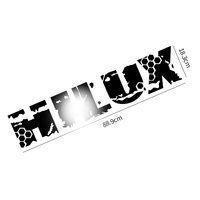 Autocollant de logo/badge en PVC pour hayon arrière 4x4 pour pick-up Hilux, autocollants de voiture, autocollants de carrosserie