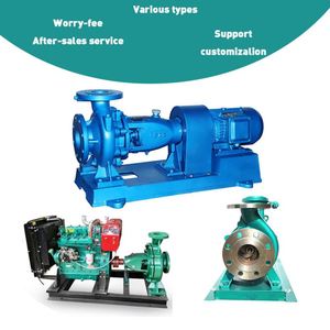 Pompe centrifuge à aspiration axiale de 4 pouces fabriquée en Chine, 10 CV, 15 CV, 20 CV, 25 CV, pompe à eau électrique horizontale pour l'irrigation agricole - Product Image 4