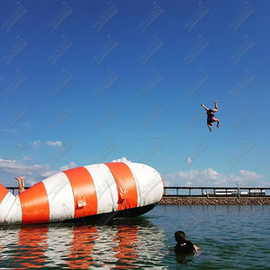 Globo de catapulta de agua inflable de gota de salto de alta calidad Zhenmei para almohada de salto de parque acuático - Product Image 4