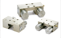 HIWIN utilise des rails de guidage circulaires à glissière de 15 mm et 25 mm avec frein pour glissière linéaire, bloc carré, glissière à billes FF2501, accessoires