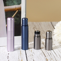 Bouteille à rouleau en aluminium 2 en 1 unique Bouteille à rouleau de parfum blanc de haute qualité Bouteilles d'inhalateur de 2.8ml