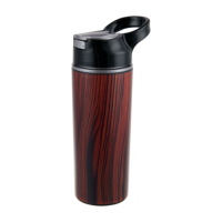 Bouteille isotherme personnalisable à double paroi en PP, type paille, 330 ml, sans BPA, maintien au froid ou au chaud pendant 8 heures, pour la randonnée