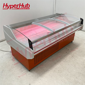 Vitrine réfrigérée multifonctionnelle à 4 portes à refroidissement direct pour <span class=keywords><strong>fromage</strong></span>, charcuterie, salade, vente directe d'usine - Product Image 4