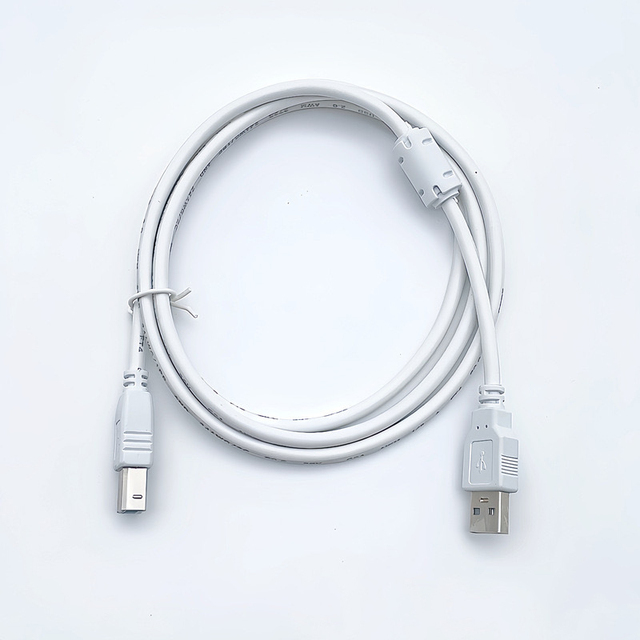 Pure Copper USB a to USB B Printer Cable for Computer PVC Jacket and Foil Shielding for Connecting Scanner