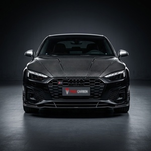 Kit carrosserie en fibre de carbone de haute qualité YICKU pour Audi A5 B9.5 2020+ – Kits de mise à niveau TAKD : Lame <span class=keywords><strong>avant</strong></span>, diffuseur arrière, jupes latérales – Pièces automobiles - Product Image 2