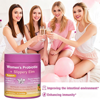 Service Personnalisé 60 Gummies Probiotiques pour Femmes à l'Orme Rouge – Favorisent la Santé Intestinale et l'Équilibre du pH – OEM ODM