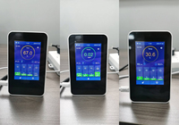 Détecteur intelligent de qualité de l'air WiFi, contrôle via l'application Tuya, portable, PM1.0 PM2.5 PM10 HCHO CO2, moniteur de gaz avec grand écran