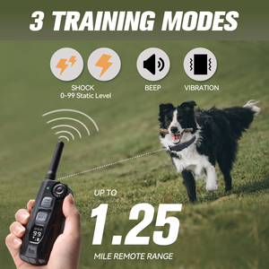 Entrenador Inteligente Recargable para Perros con 4 Modos: Sonido, Vibración, Choque y Refuerzo, Plástico Ecológico - Product Image 1