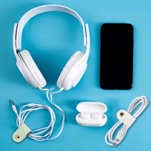 Organizador de Cables Portátil de Cuero PU, Soporte Multiusos para Cables con Cierre a Presión - Product Image 4