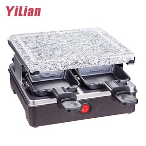 Griglia Elettrica <span class=keywords><strong>BBQ</strong></span> Multifunzione Senza Fumo in Acciaio al Carbonio a Doppio Strato, Antiaderente, per Uso Domestico e Commerciale - Product Image 2