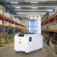 Humidificateur industriel certifié CE, système de brumisation industriel pour la conservation des légumes, la culture de champignons, humidificateur ultrasonique
