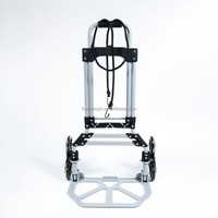 100kgs capacité de chargement roue triangulaire escalade escalier chariot à main nouveau chariot à main rétractable en aluminium