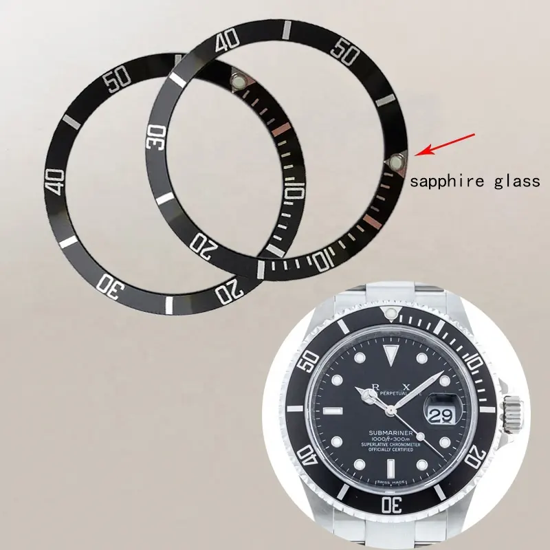 Watch Bezel Insert For RXL SUB 16610, Aluminum Bezel Watch parts