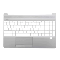 Coque arrière d'écran LCD, cadre avant d'écran LCD, repose-poignets, coque inférieure, couvercle de charnière, pieds de coque inférieure pour HP 15-DW 15S-DU DY DR TPN-C139