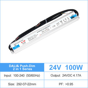 100W Constant Voltage Flicker Free LED Strip Driver 100-240V AC-DC 12V 24V 48V Single Output IP67 Waterproof LED Power Supply - Product Image 5