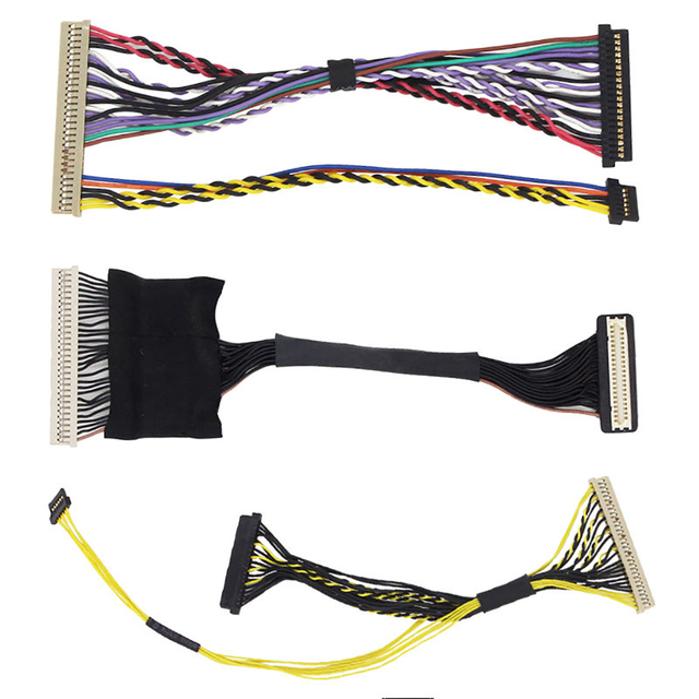 Oem Custom Qualified Generic Lvds Extension Cable Display Digital Printet Cable Lvds 40 30 Pin Cable for Led Samsung Lcd Lvds