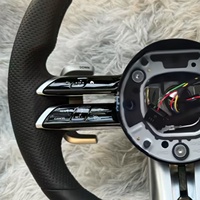 Volant en cuir pleine fleur pour modèles Mercedes-Benz W212 W213 W205 W176 W247 W463 C200 E300