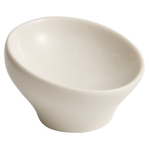 Cuenco de Cerámica de Tallo Alto, Blanco Puro, Estilo Nórdico y Nuevo Estilo Chino, para Uso Comercial en Hoteles y Restaurantes - Product Image 5