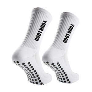 कस्टम फुटबॉल सॉक विरोधी पर्ची सिलिकॉन पकड़ फुटबॉल मोजे पुरुषों के लिए अनुकूलित फुटबॉल पकड़ सॉक - Product Image 2