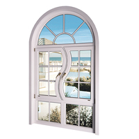Porte-fenêtre coulissante horizontale magnétique moderne la plus populaire en Chine, en verre trempé double, avec grille en aluminium pour loft