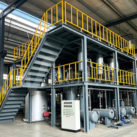 Machine de raffinage d'huile usagée à haute efficacité |   Équipement de recyclage d'huiles industrielles |   Usine de recyclage continu des huiles usagées de moteur automobile