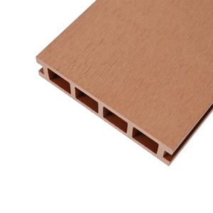 外装クラシック防水木材代替耐久性複合デッキ板滑らかで溝付き表面 - Product Image 4