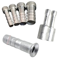 Manchon de raccordement pour tuyau de climatisation automobile, en acier inoxydable, pour pompe hydraulique de moteur PLC R134A