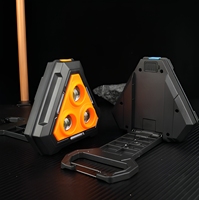 Lampe de travail LED COB portable 10W, rechargeable, IP44, avec crochet magnétique, lampe de secours