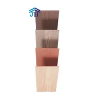 Revestimiento de pared multicolor para exteriores, tablero de cemento de fibra de grano de madera, 8mm, preimprimado cemento de fibra de madera de grano, vertical s