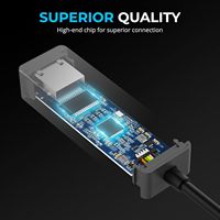 Conjunto de Adaptadores USB a Ethernet - USB A, USB C, Doble Cabezal para Computadora Portátil y de Escritorio, Conexión de Red Gigabit Estable de 1000 Mbps