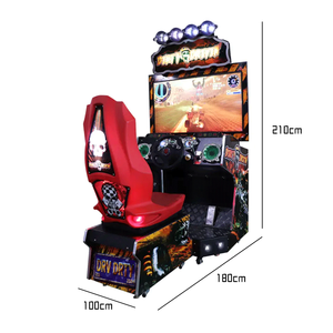 Full Motion Racing <b>Electronic</b> Arcade <b>Game</b> Machine Plastic Shopping Mall Car Driving - Product Image 1