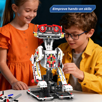 Série Robot Interstellaire Aérospatiale : Ensemble de Blocs de Construction en Plastique, Modèle Jouet, Décoration d'Intérieur, Cadeau Éducatif pour Enfants