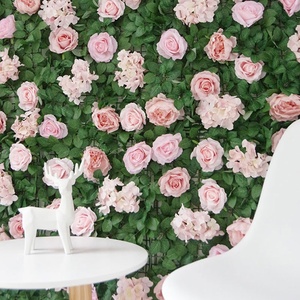 Decorazione Murale per Caffetteria/Bar con Fiori di Rosa Primaverili - Product Image 1